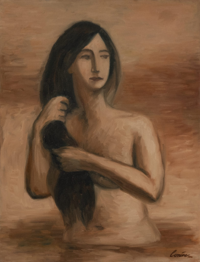 Self-portrait with palette